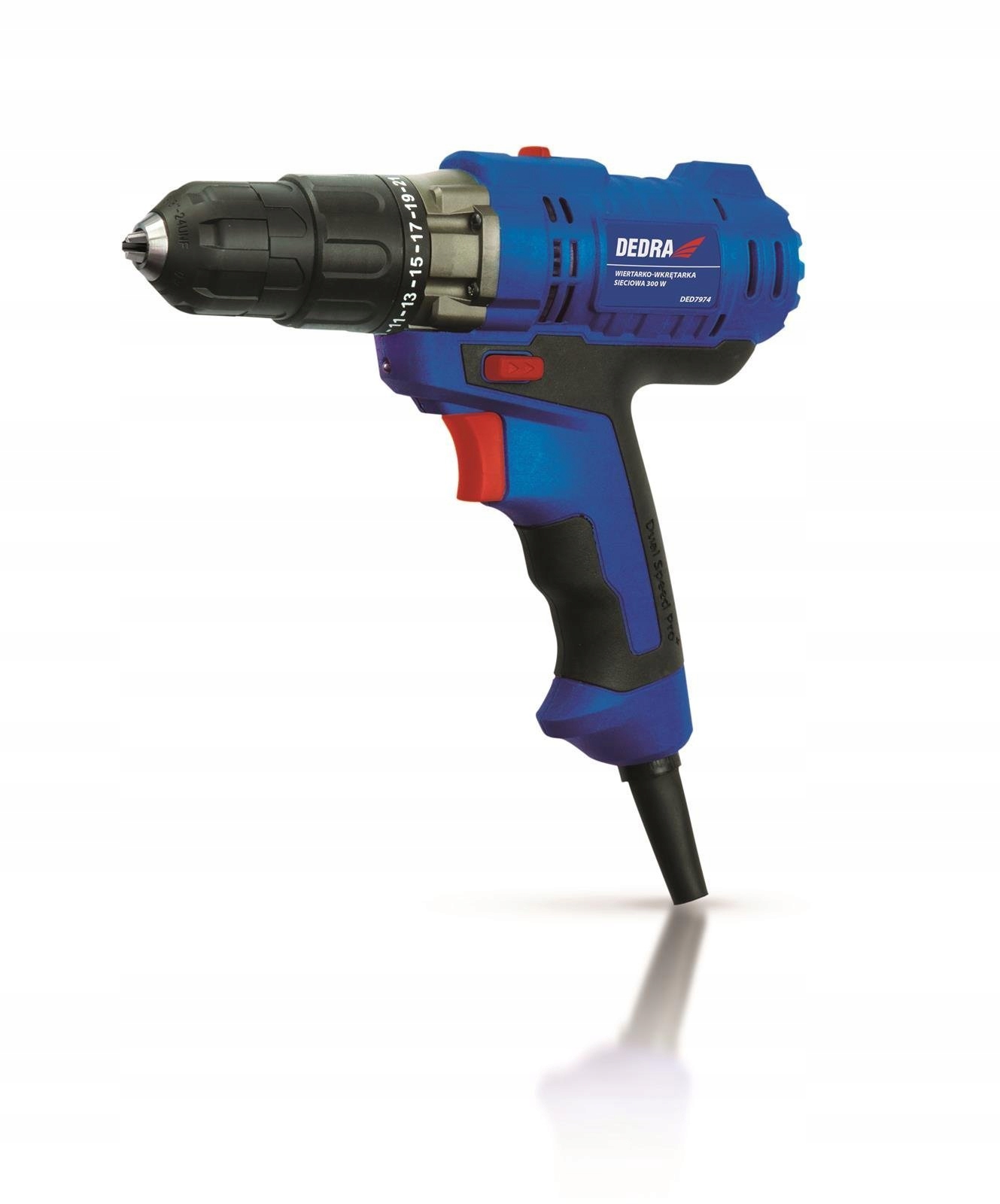 Wiertarko-wkrętarka sieciowa Dedra DED7974 300W