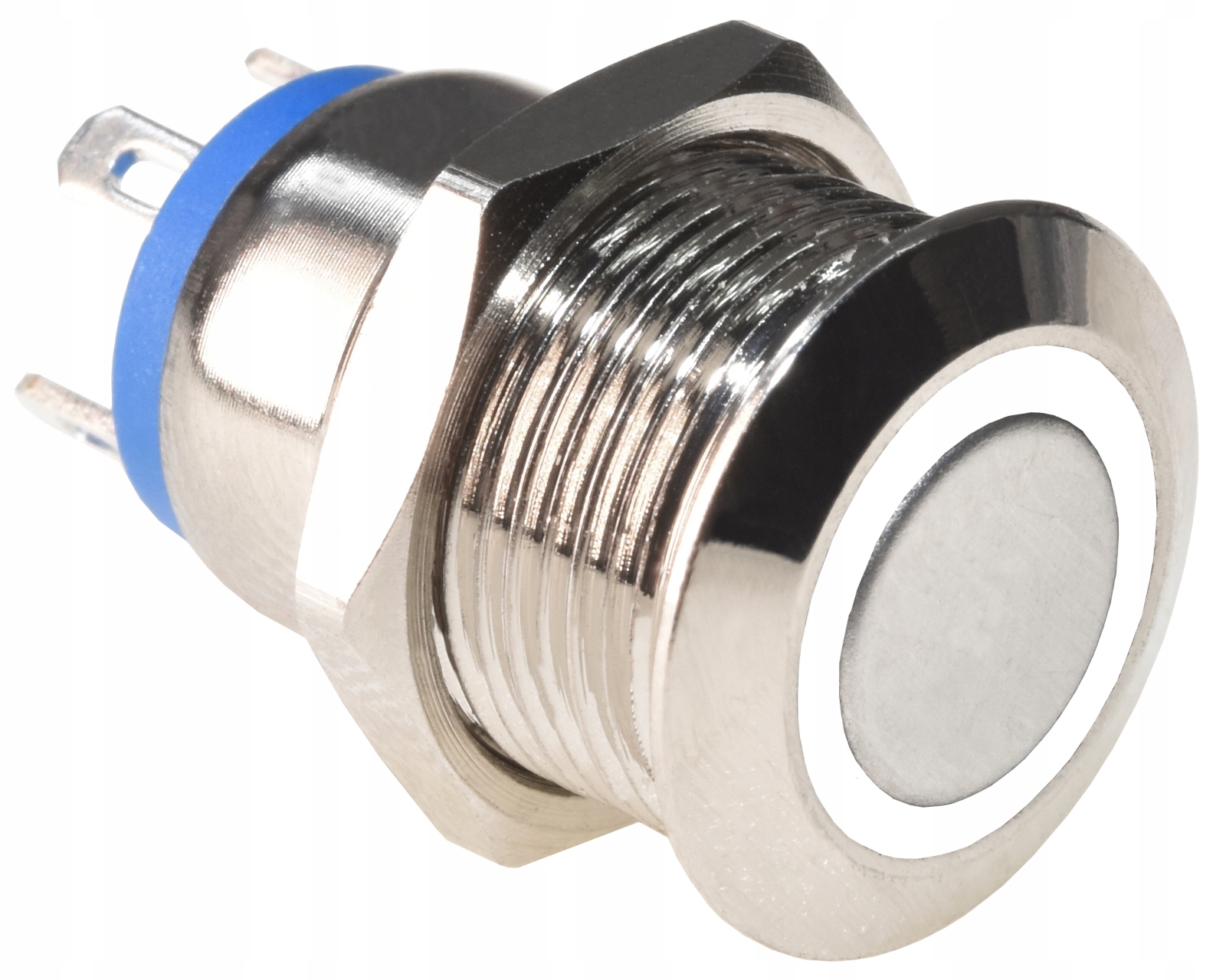 

Przełącznik chwilowy podś. 12mm biały 12-24V