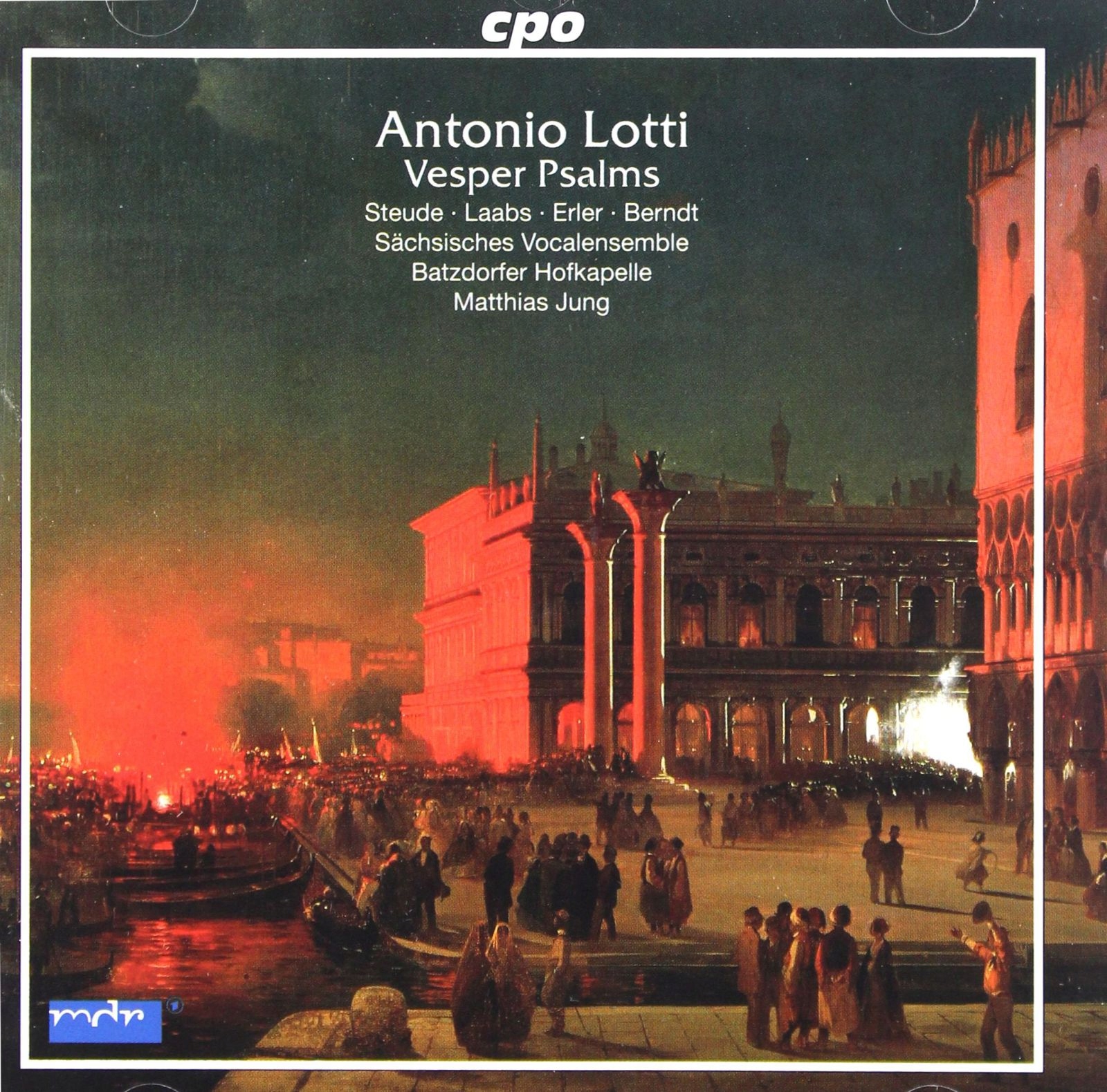 

Antonio Lotti: Vesperpsalmen (CD)