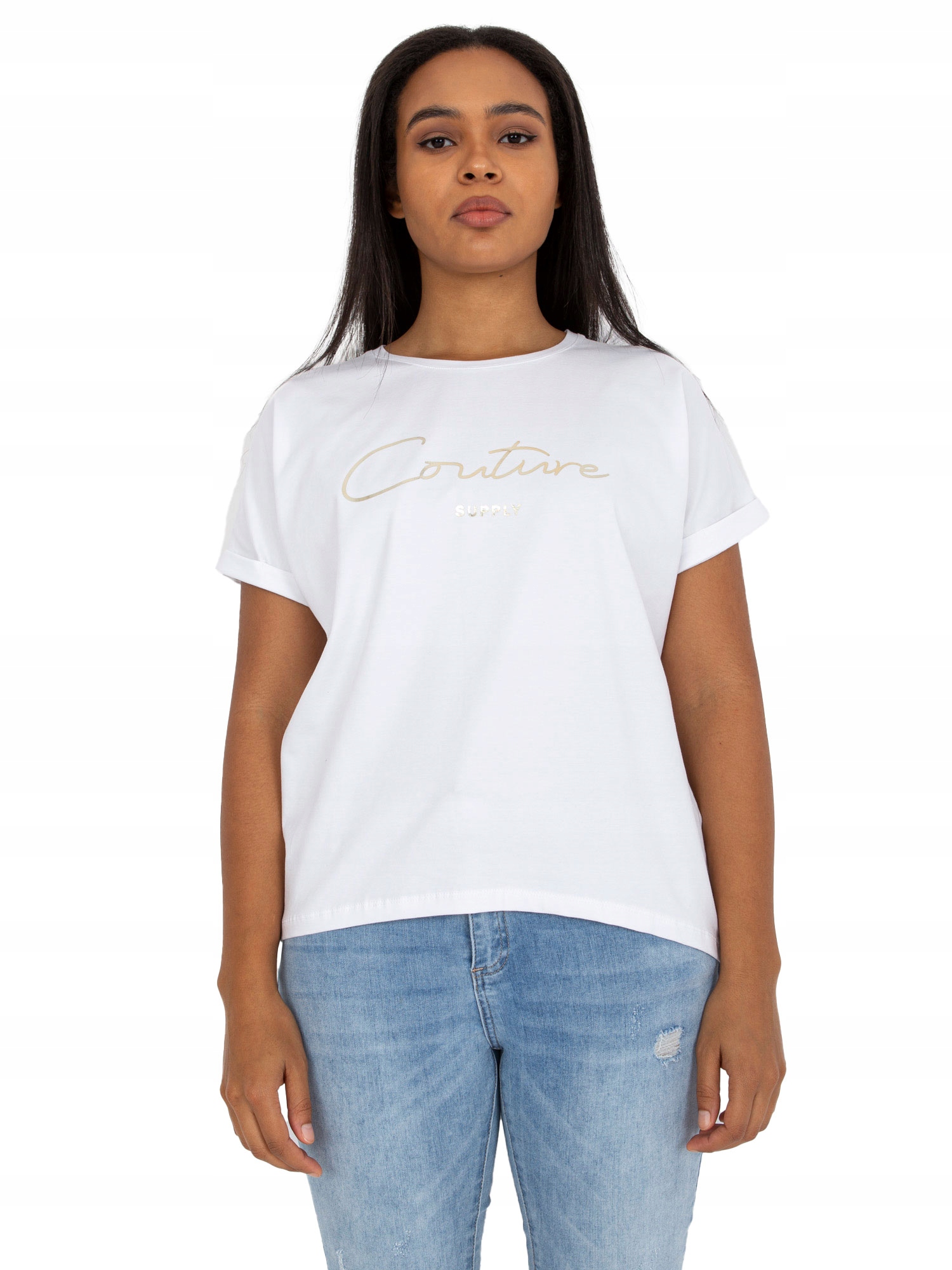 

Bawełniana Koszulka damska T-shirt plus size