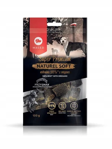 4x Maced Premium Naturel Soft hovězí maso s oregánem 100 g