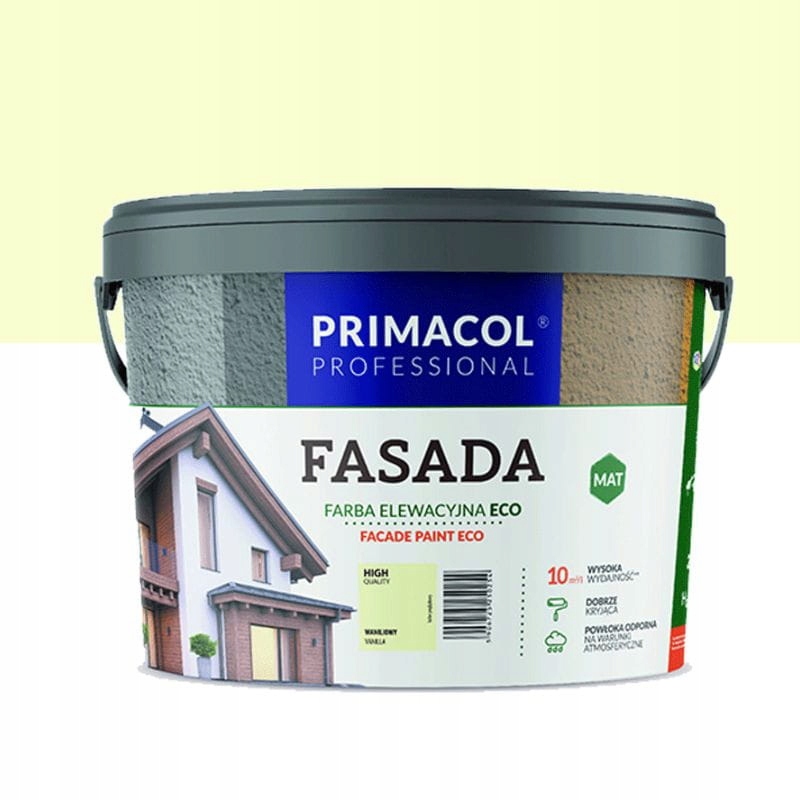 

Primacol Fasada Eco Farba Elewacyjna Waniliowy 9L
