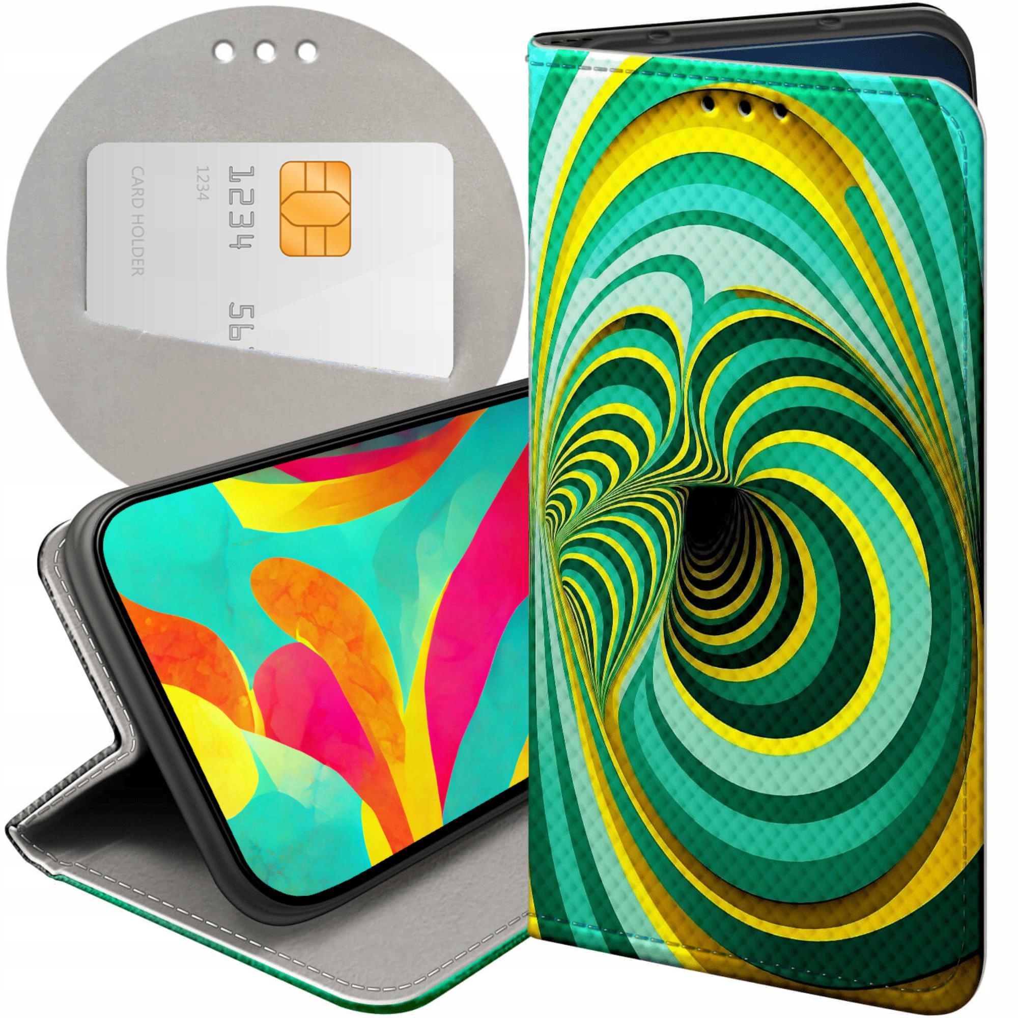 Etui Z Klapką Do Samsung Galaxy S24 Fe Iluzja Optyczna Złudzenie Case