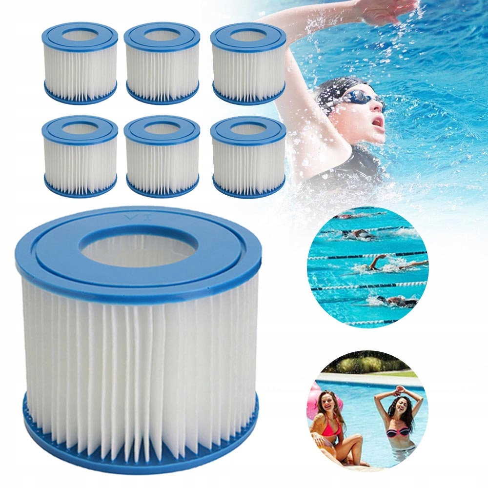 Filtr Do Jacuzzi Basenu Spa Wkład Filtrujący VI Best Way Lay-z-spa 6 Szt.