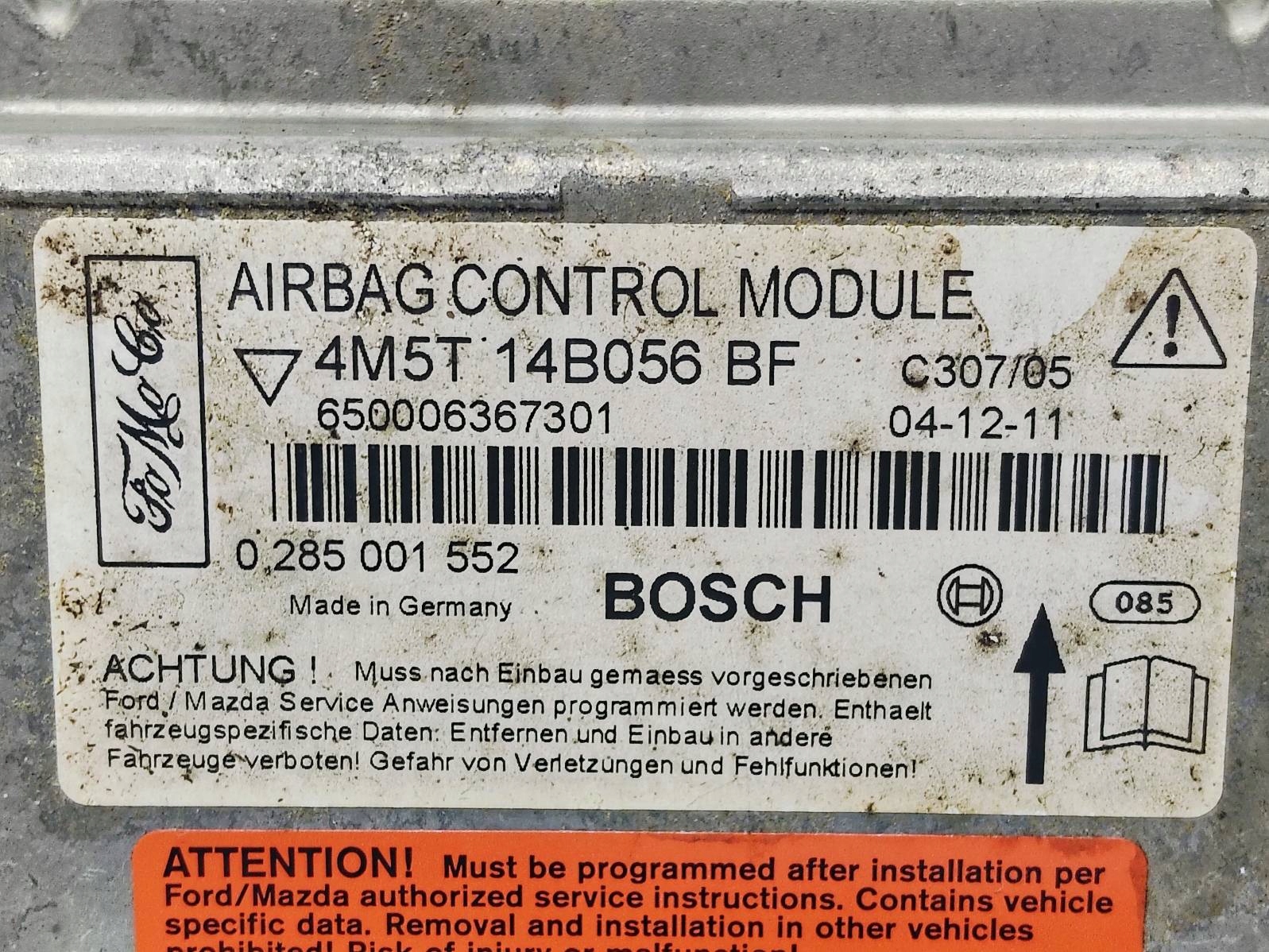 modulo airbag airbag FORD Focus MK2 1.6 TDCI 4M5T14B056BF