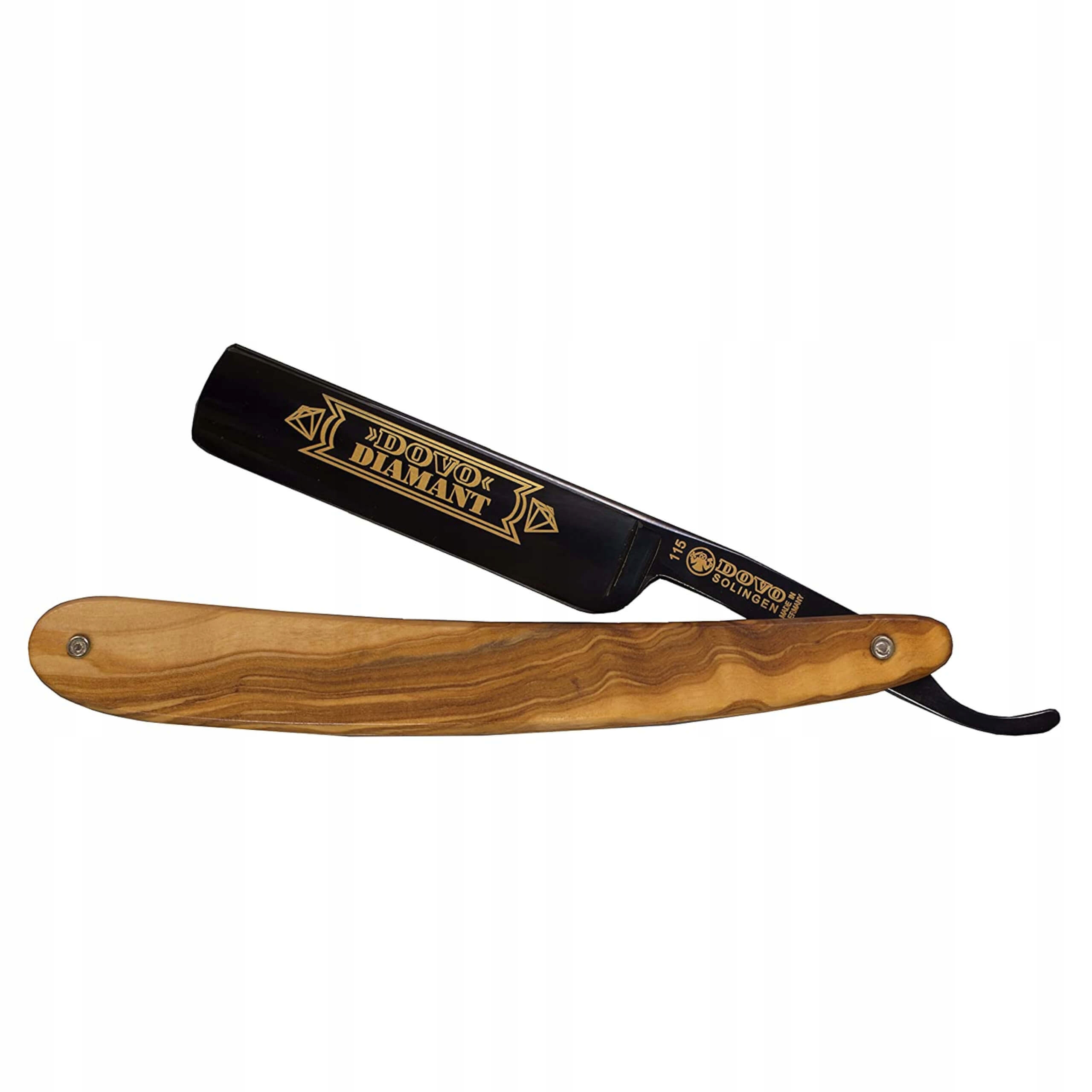 Dovo Solingen holicí strojek z uhlíkové oceli 5/8 Black Oxydized