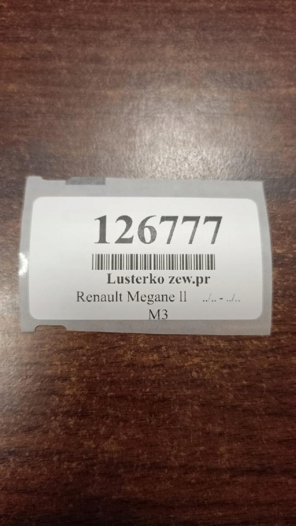RENAULT MEGANE II mirror right 7 PIN