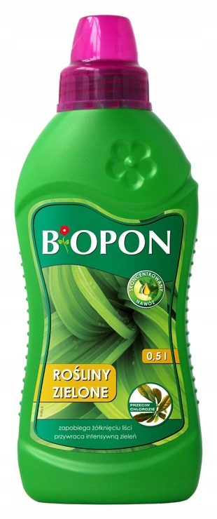 

Nawóz do roślin zielonych przeciw chlorozie 0,5L