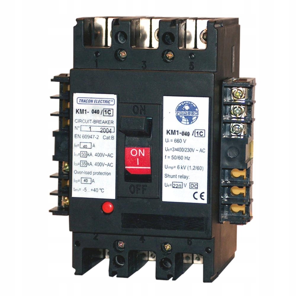 Kompaktný vypínač 220 V DC s rastovým spínačom KM7-700/1B