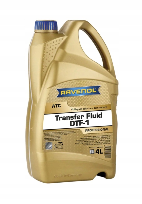 Ravenol Olej Transfer Fluid Tf 4L TF-0870 DTF-1 Profesionálna Linka