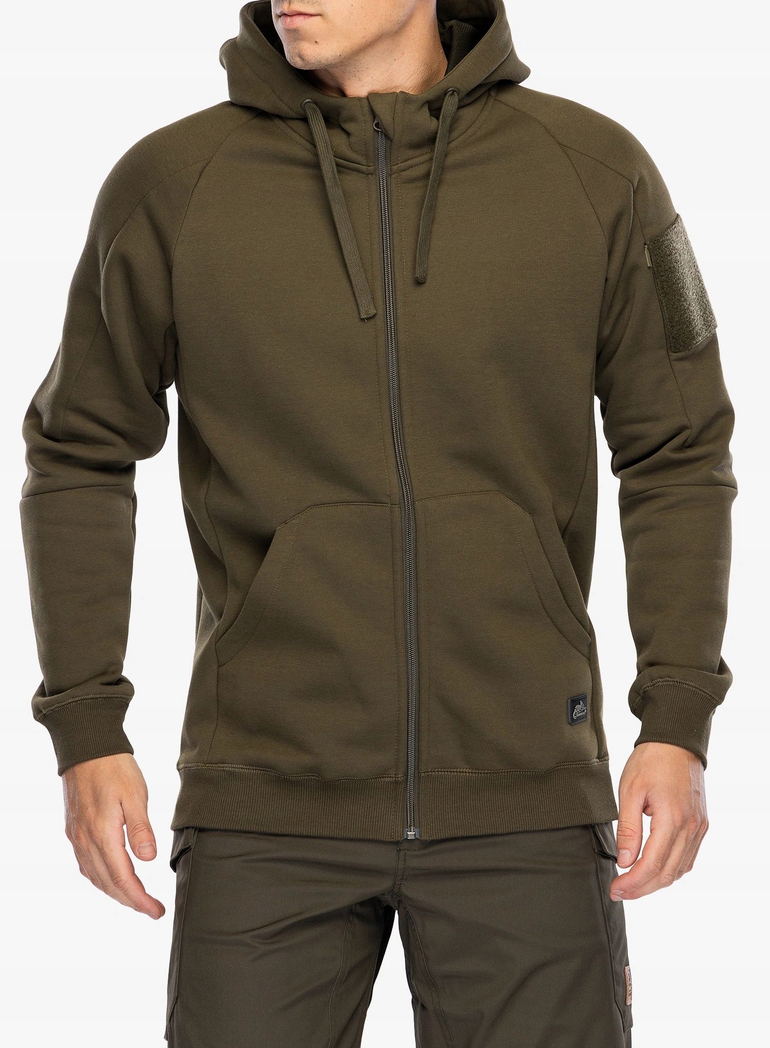 Mikina Helikon-Tex Urban Tactical Hoodie Lite Full Zip zelená L
