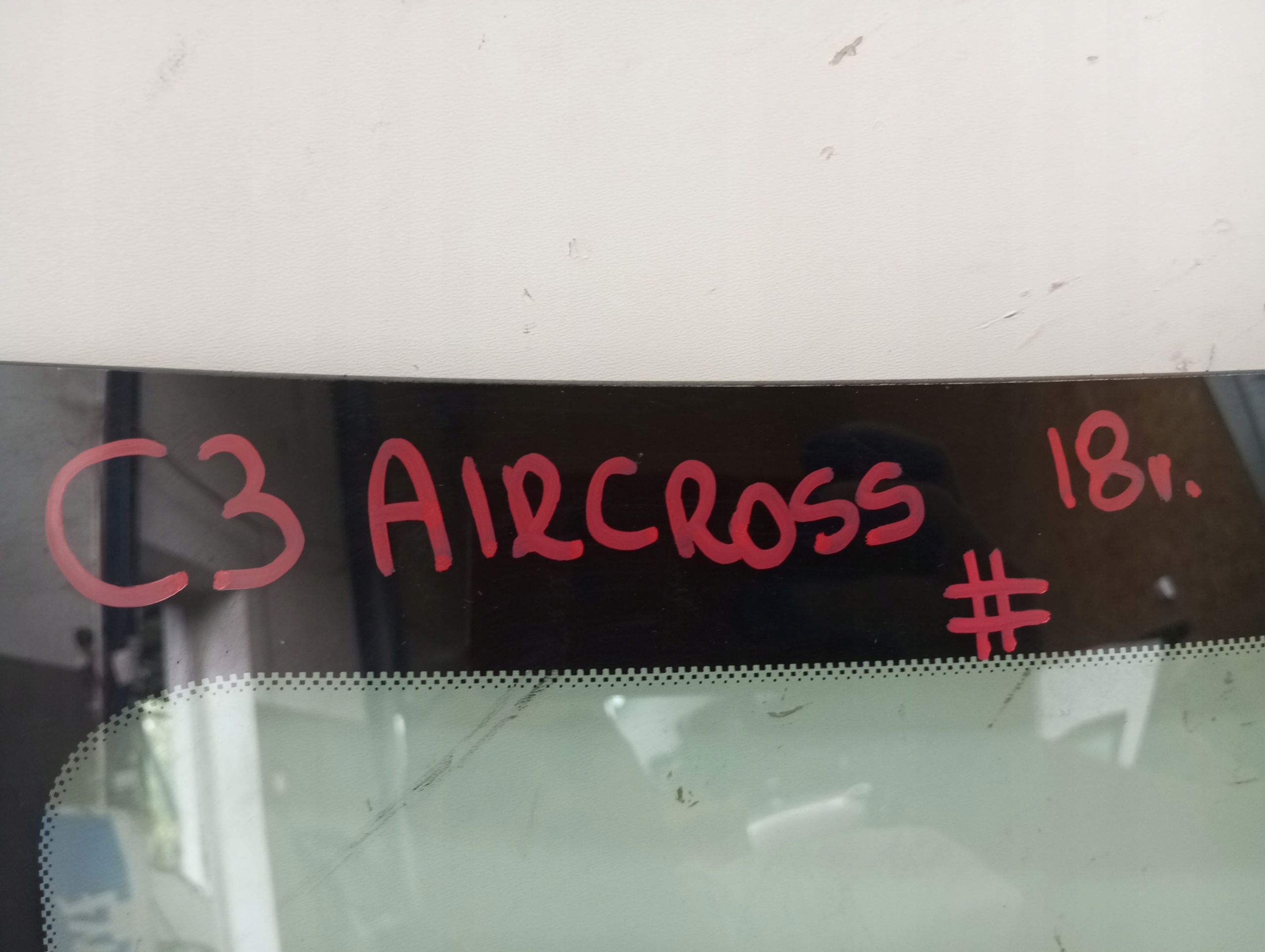 window iron front CITROEN C3 AIRCROS