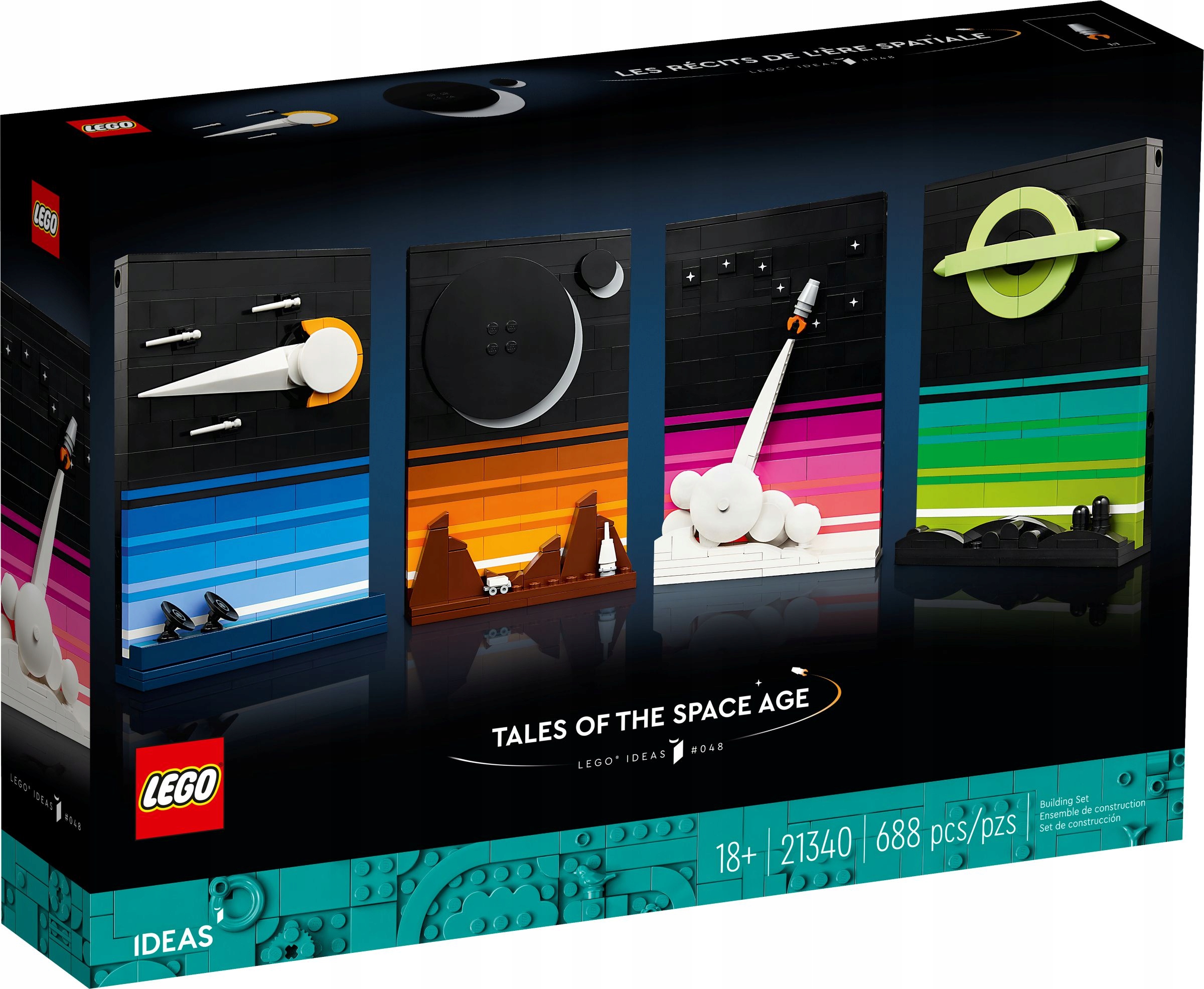 

Lego 21340 Ideas Opowieści z czasów wyścigu kosm.