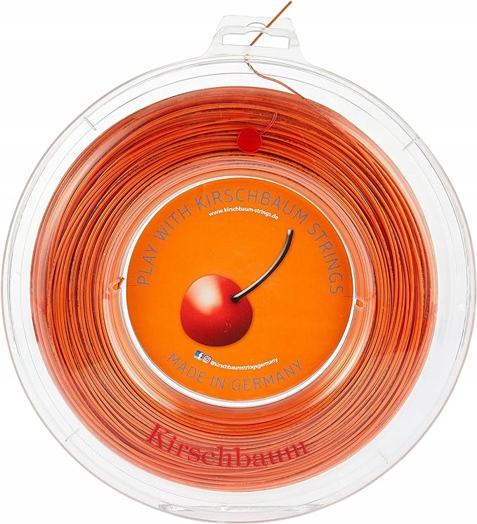 Tenisový výplet Kirschbaum Smash Bobine Oranžový 1.28 mm x 200 m