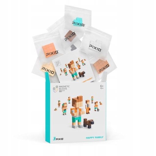 

Pixio Klocki magnetyczne Happy Family Komplet 88