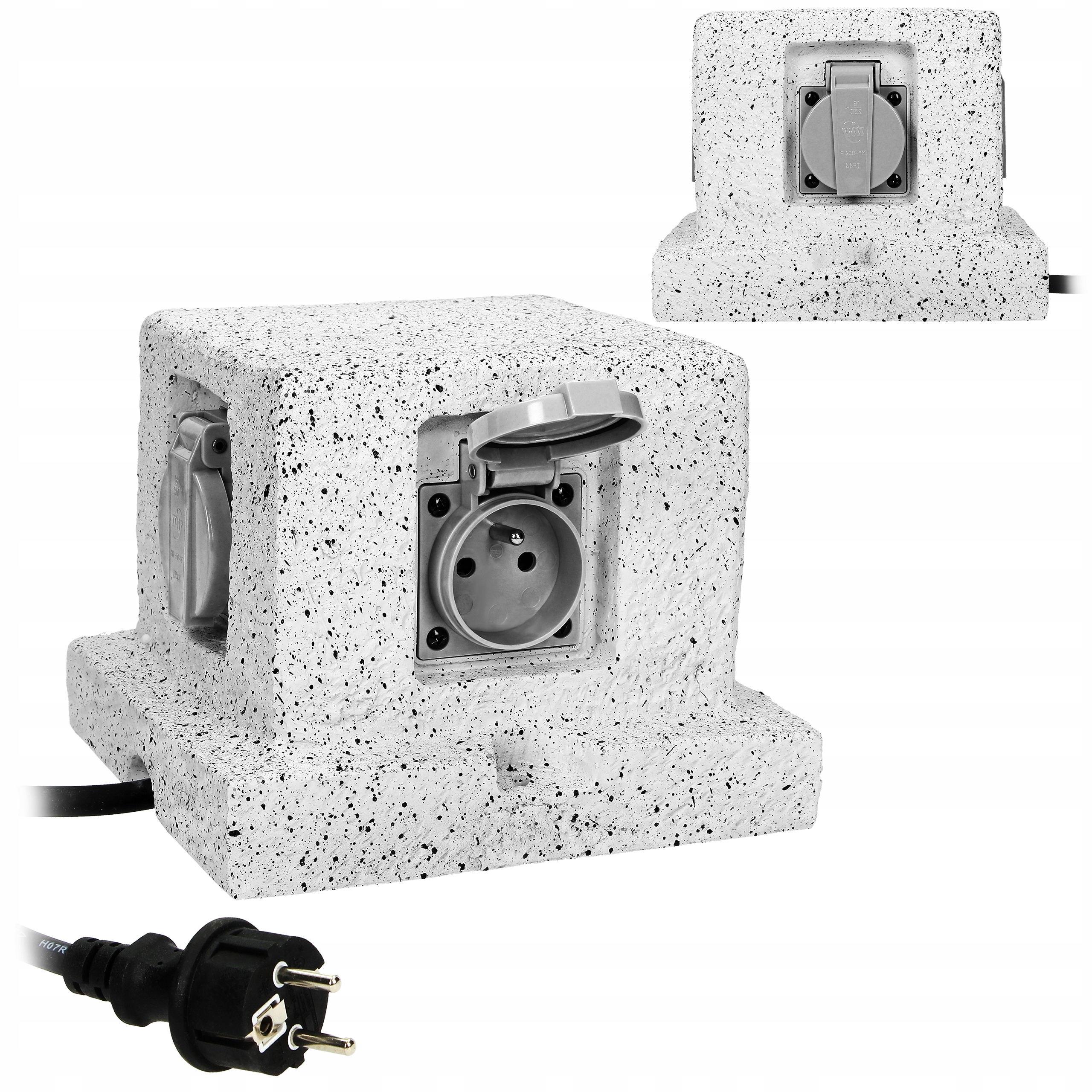 

Przedłużacz Słupek ogrodowy granit wodoodporny 4G