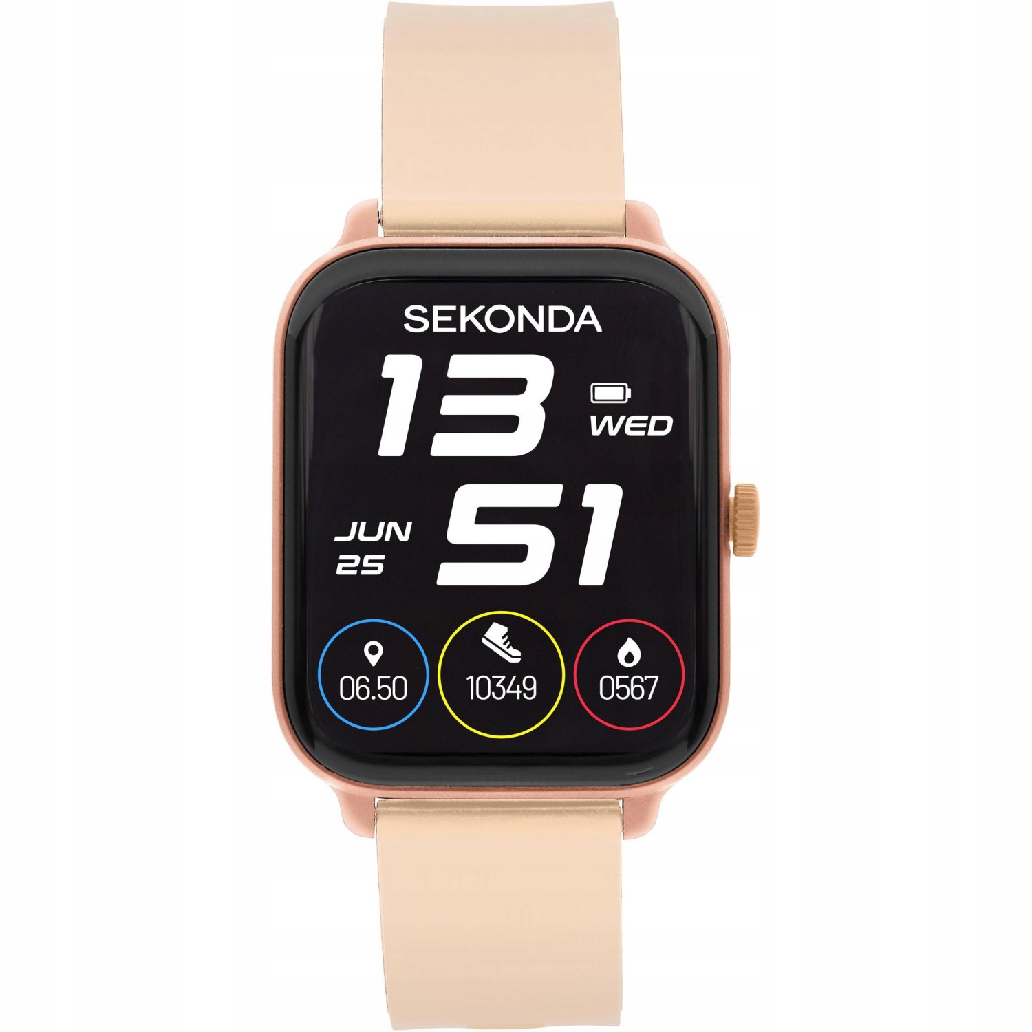Chytré Hodinky Dámské Sekonda 30290 béžový pásek
