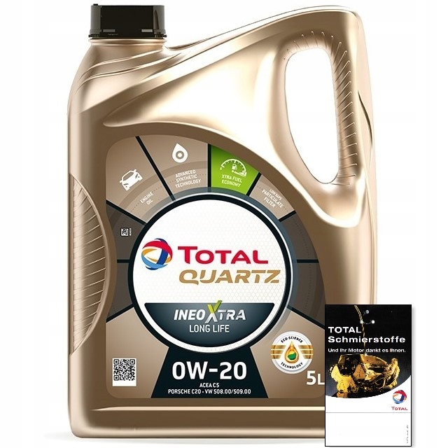 Motorový olej TotalEnergies Quartz Ineo Xtra Long Life 5 l 0W-20