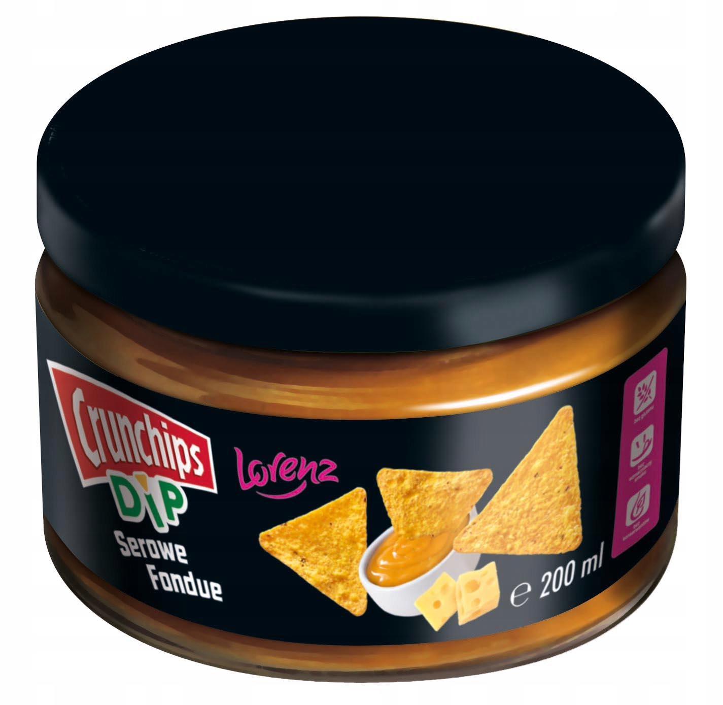 Levně 4x Dip Crunchips Omáčka Sýrové fondue 200 Ml