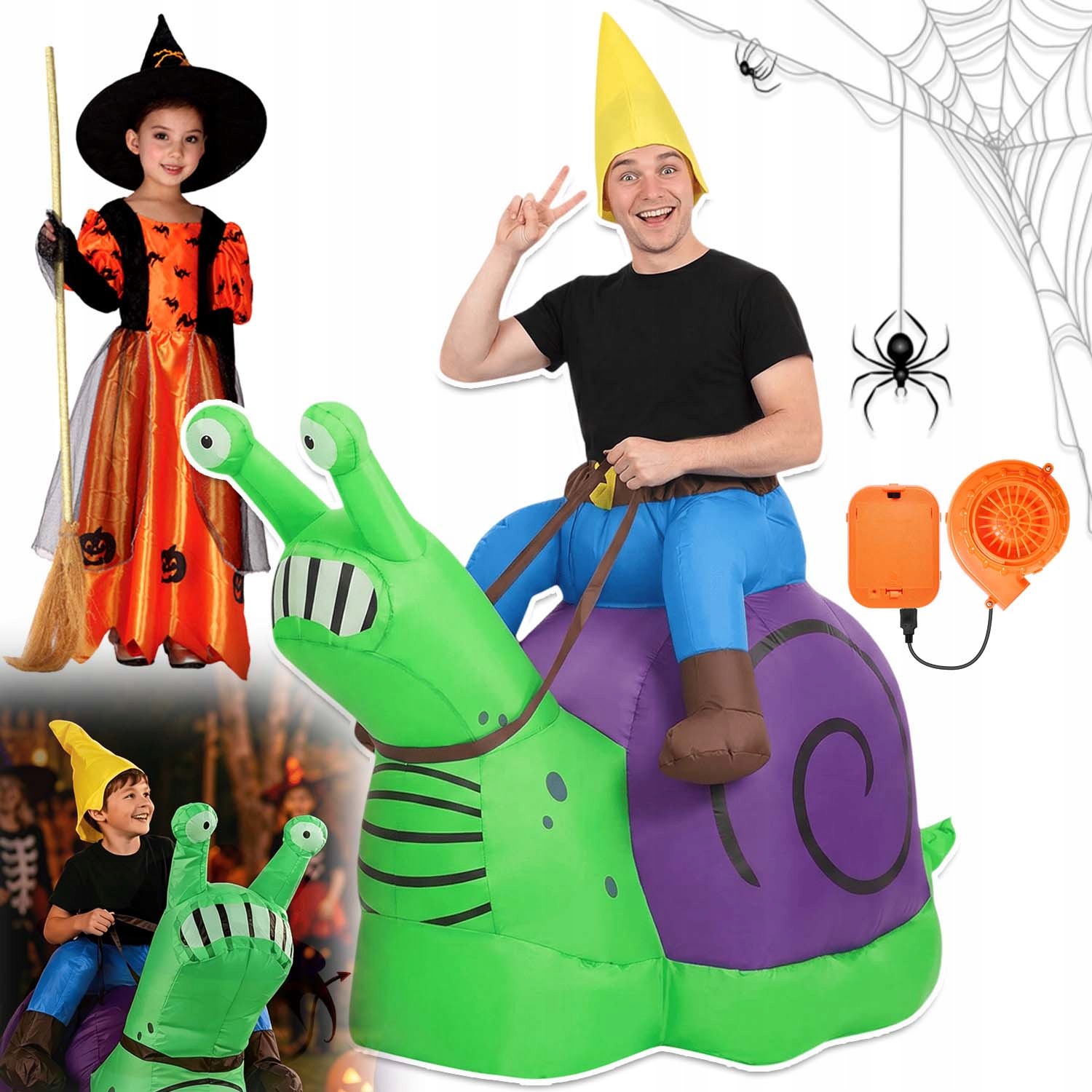 Kostým Na Halloween Hlemýžď Vtipný Na Párty 190 cm