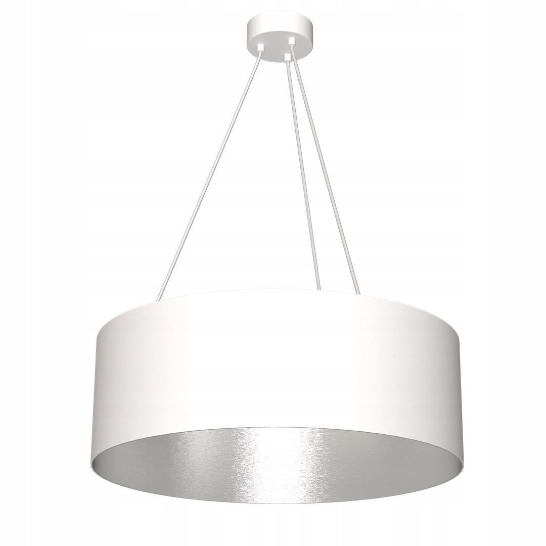 Kruhová závěsná lampa bílá 3xE27 70 cm Robin MLP4482 Eko-light