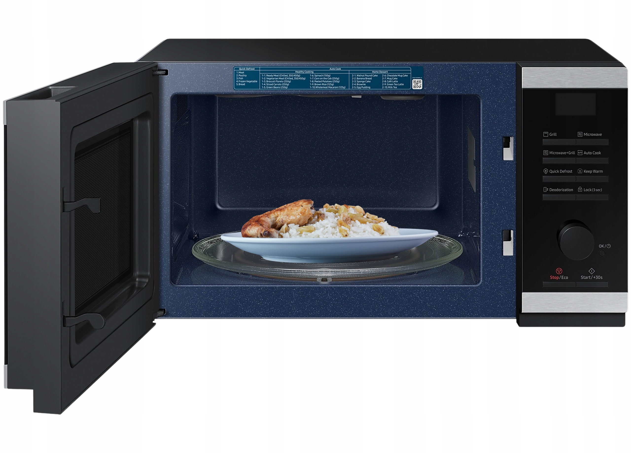 Mikrofala Samsung MG23DG4524ATE2 23L Grill Ceramika