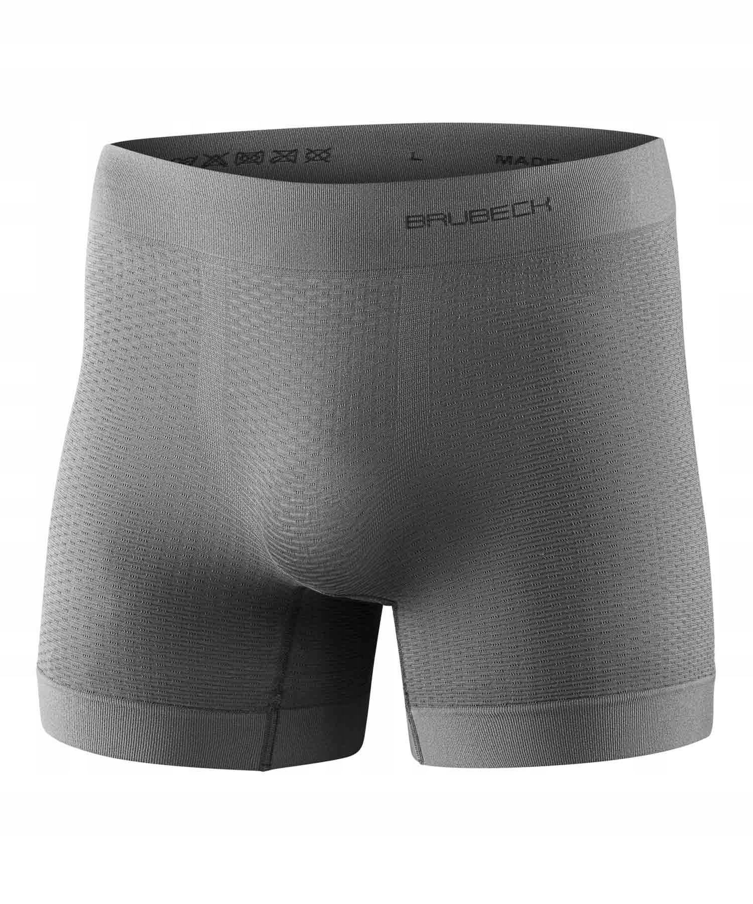 

Brubeck Bokserki męskie Base Layer szare L