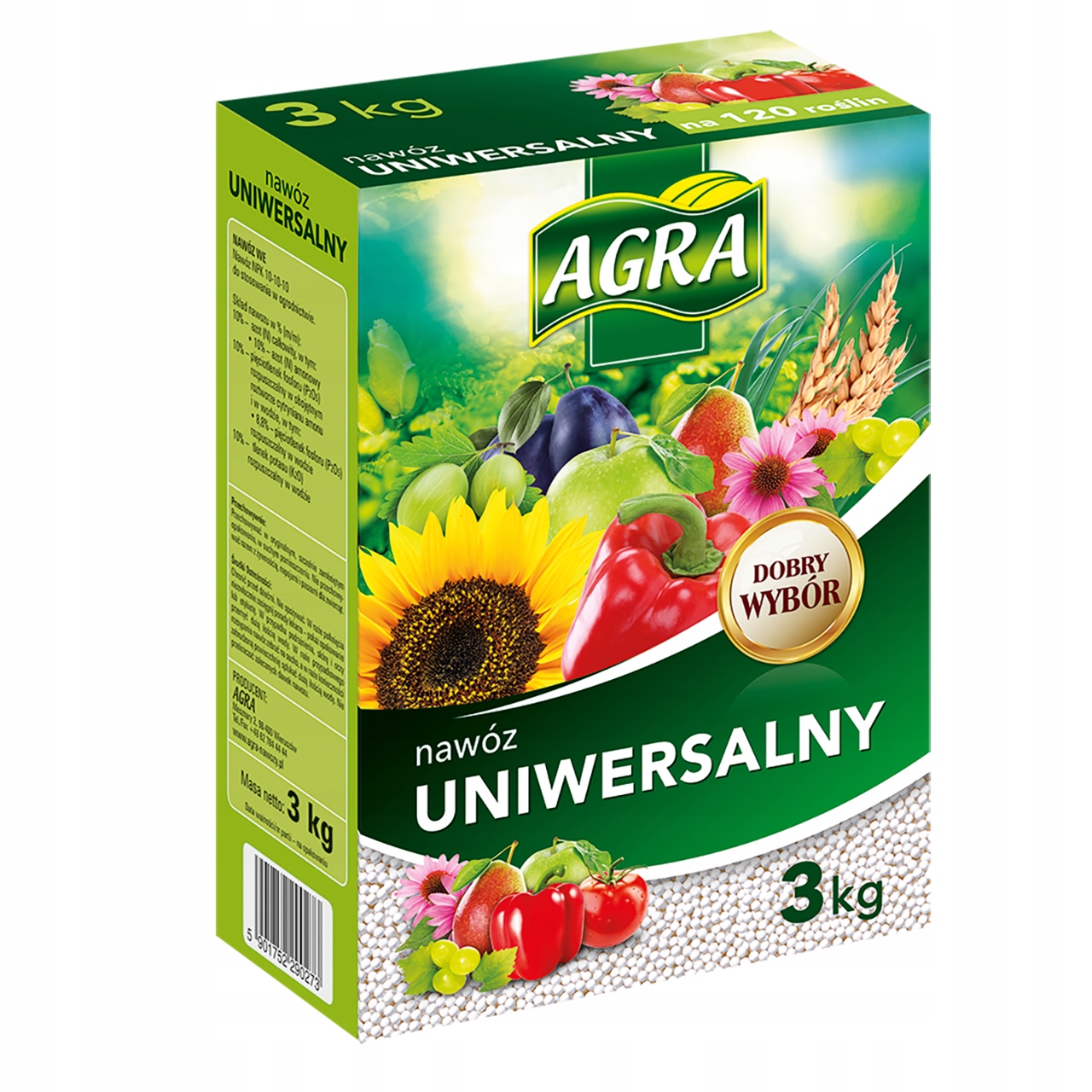 

Nawóz Uniwersalny 3kg Do Ogrodu granulowany