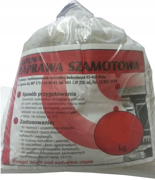 

Gotowa Zaprawa Szamotowa 10KG
