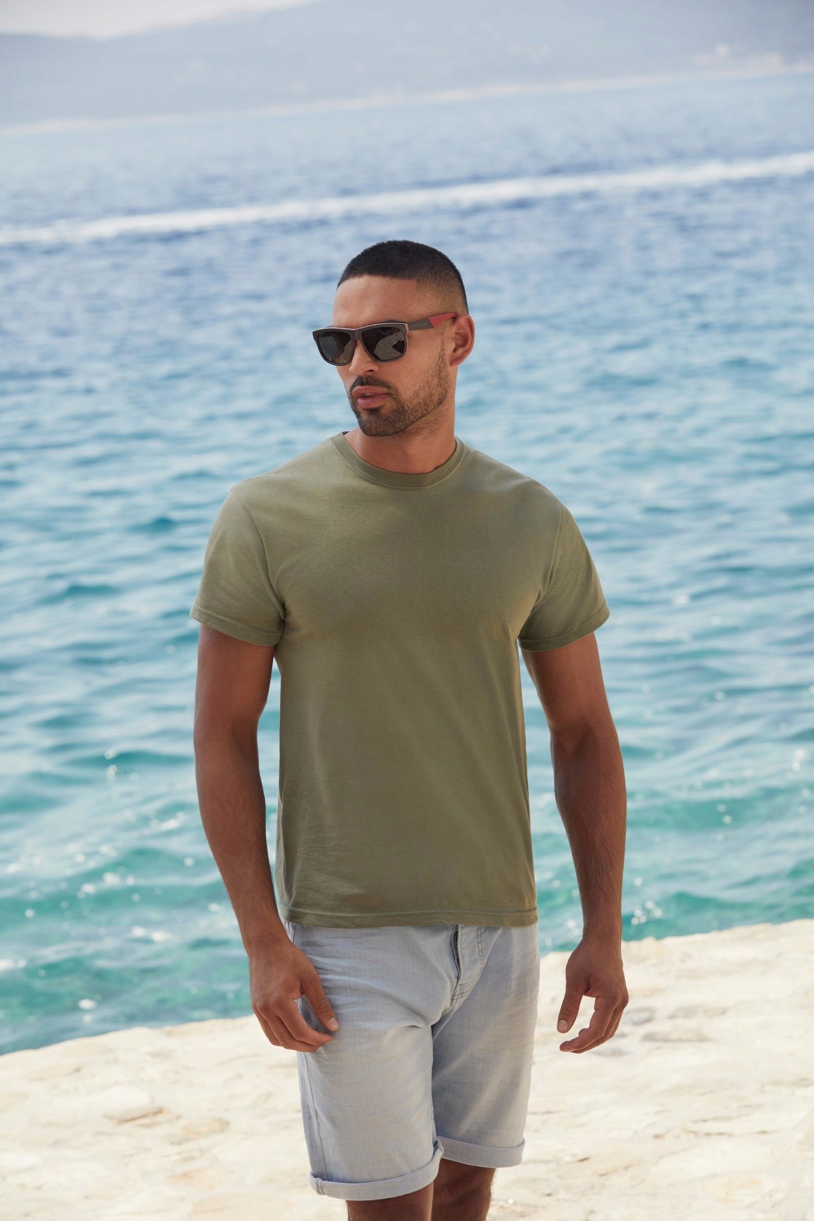 T-SHIRT KOSZULKA Original Fruit White L Dekolt okrągły