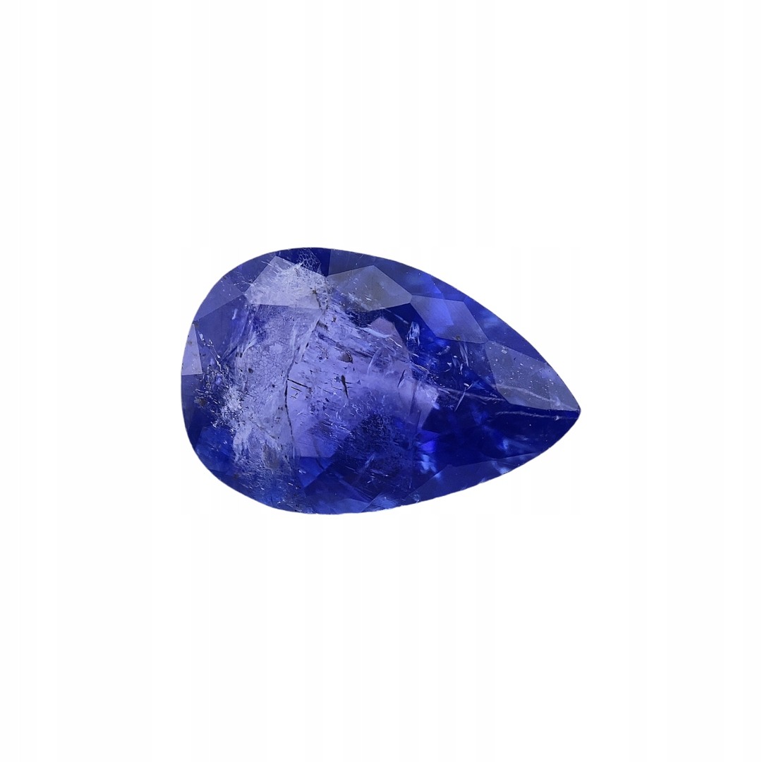 Tanzanit Naturalny Łezka 2,10ct Certyfikat