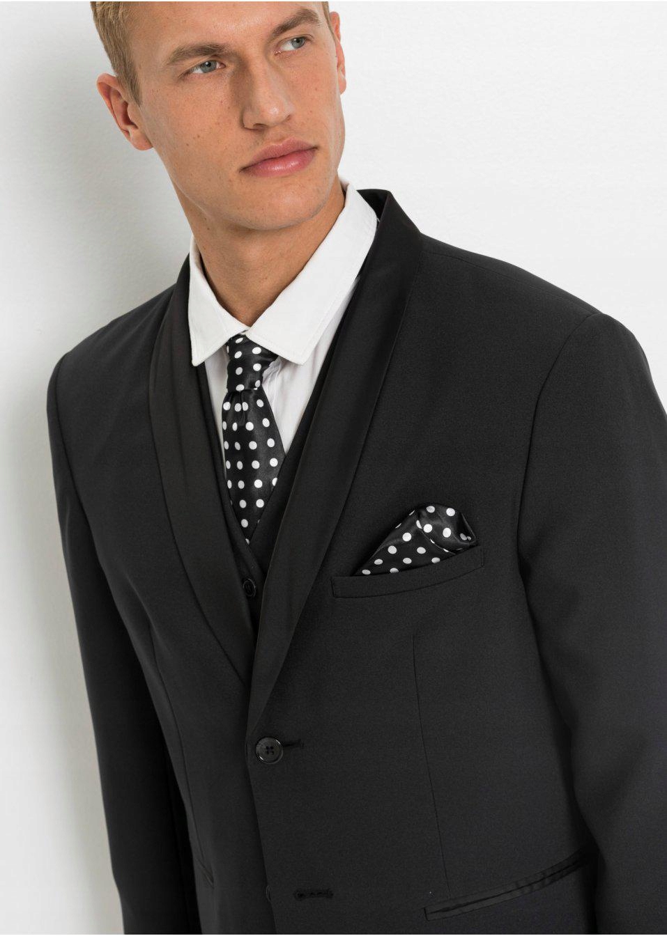 GARNITUR MĘSKI 4 CZĘŚCIOWY BONPRIX 54 Płeć mężczyzna
