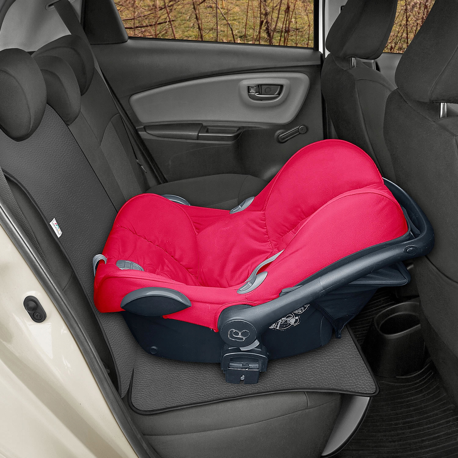 ODPORNA Mata ochronna pod fotelik SZARA EKOSKÓRA Kod producenta 5-3151-244-3020