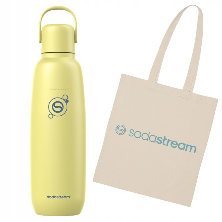 Termoláhev na saturátor SodaStream Fizz&Go 0,9 l žlutá taška