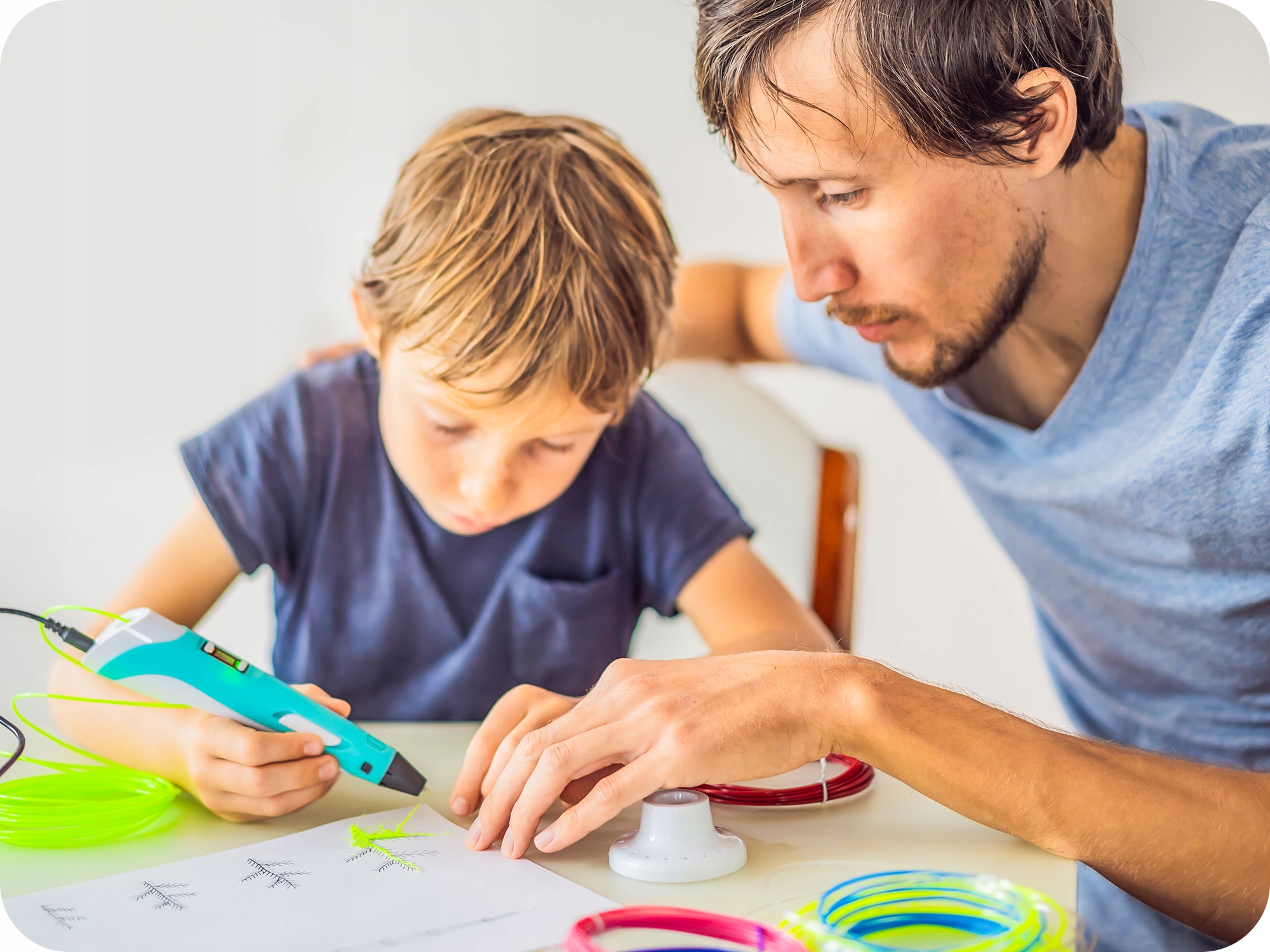 DŁUGOPIS 3D 220M FILAMENT SZABLONY WKŁADY AKCESORIA DRUKARKA PEN DLA DZIECI Rodzaj długopis 3D