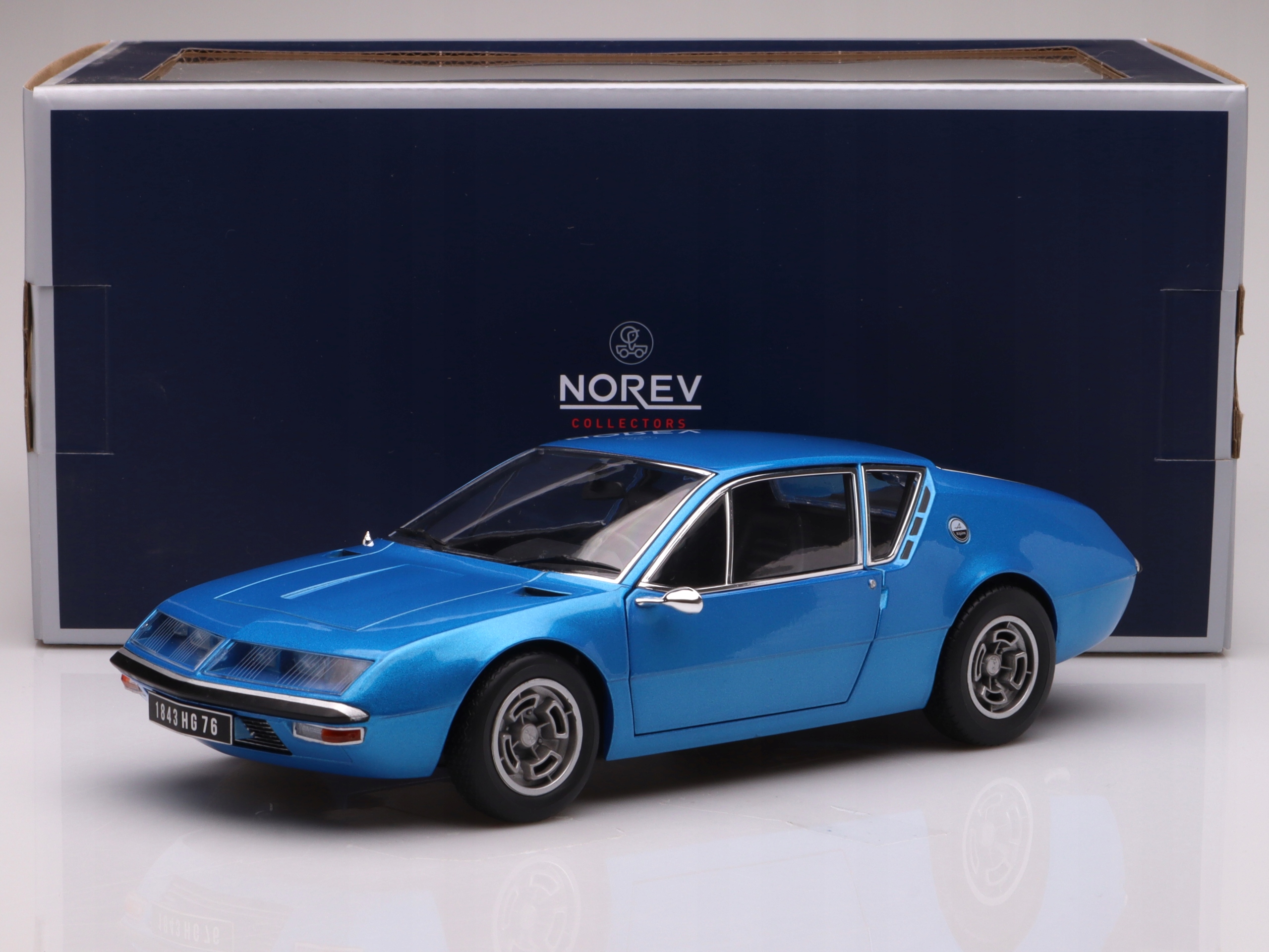Alpine A310 1600 Ve 1972, modrá metalíza Norev 1:18