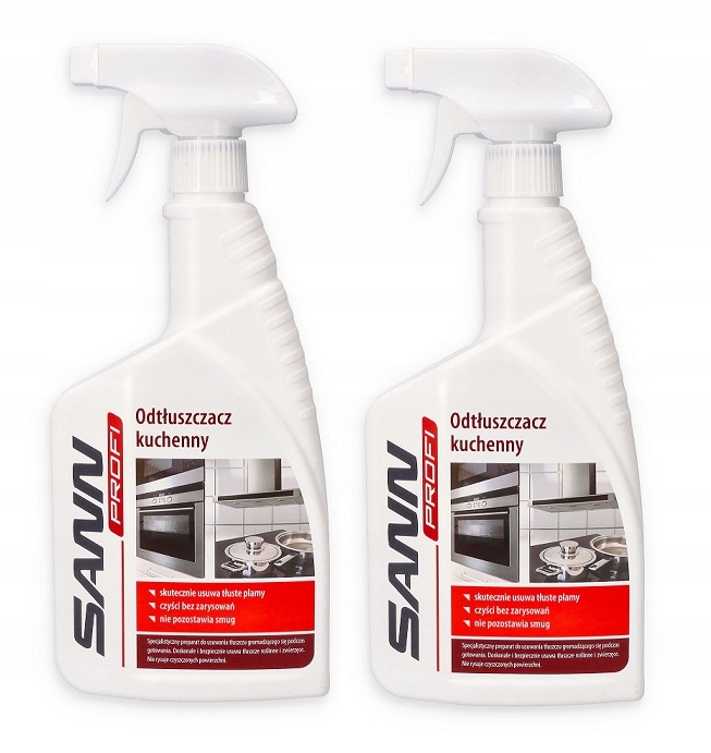 

Sann Profi Odtłuszczacz Kuchanny Spray Płyn 2x0,5L