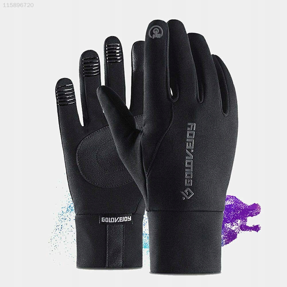 RĘKAWICZKI SPORTOWE DOTYKOWE WODOODPORNE CIEPŁE ROZ. L Marka inna