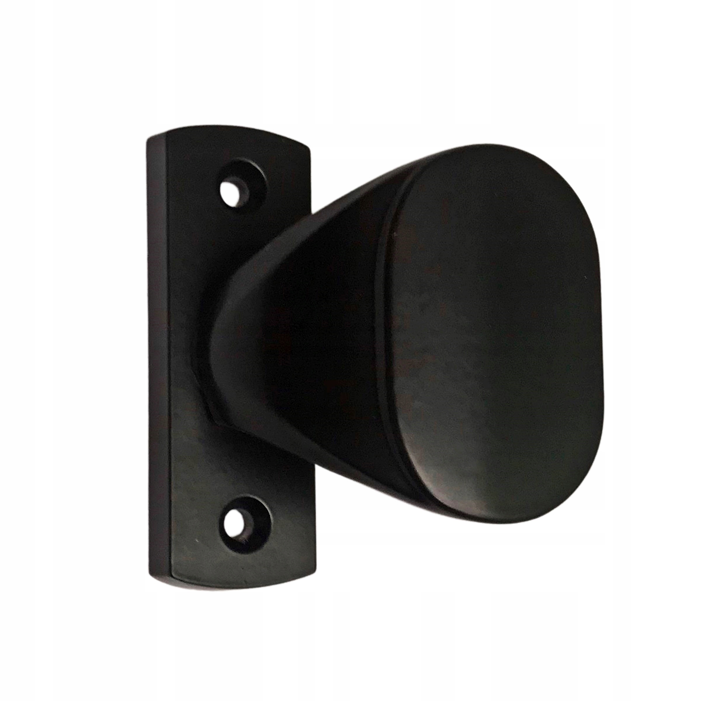 

Uchwyt furtki gałka z szyldem ZnAl czarny Diana