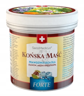 

Końska Maść Chłodząca Forte Herbamedicus 500 ml