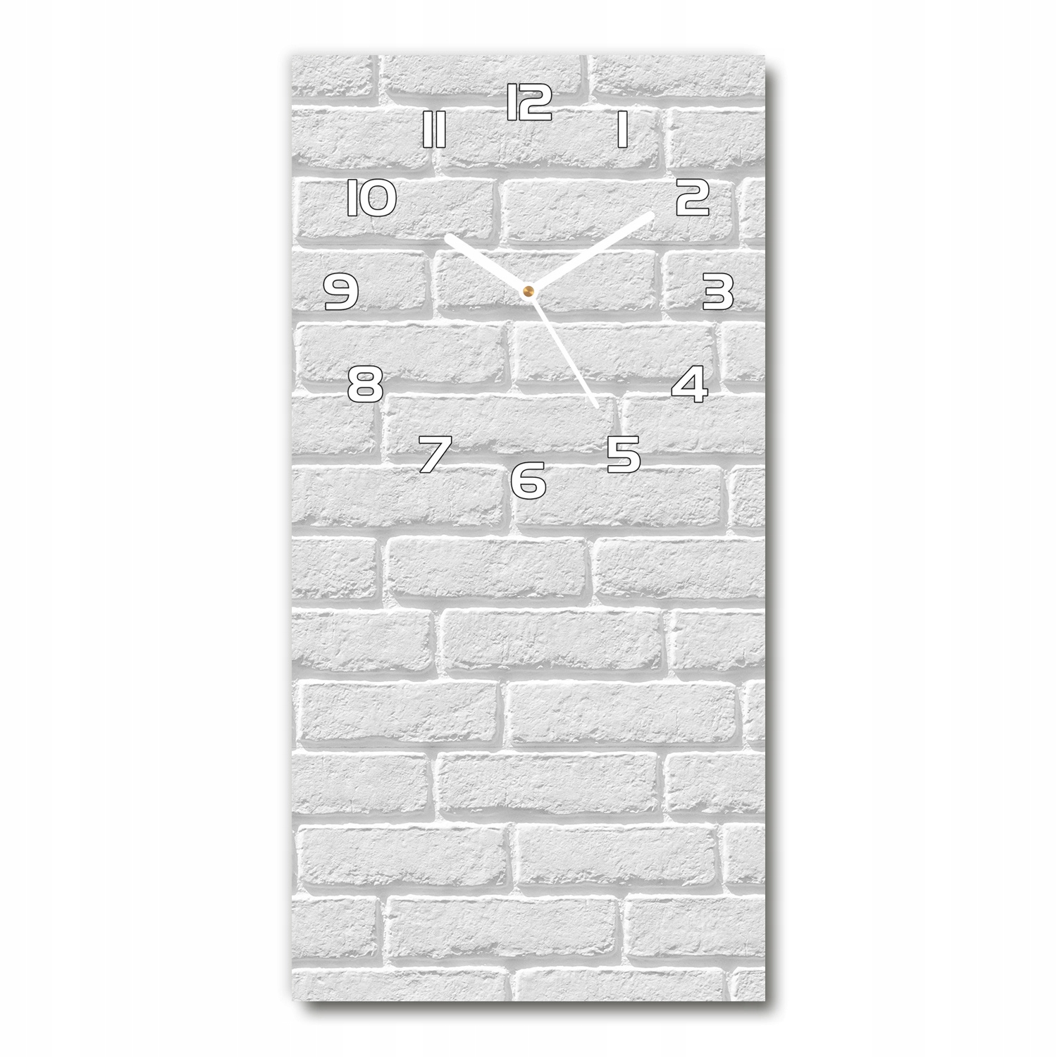 

Zegar szklany ścienny Ceglana ściana 30x60 pionowy