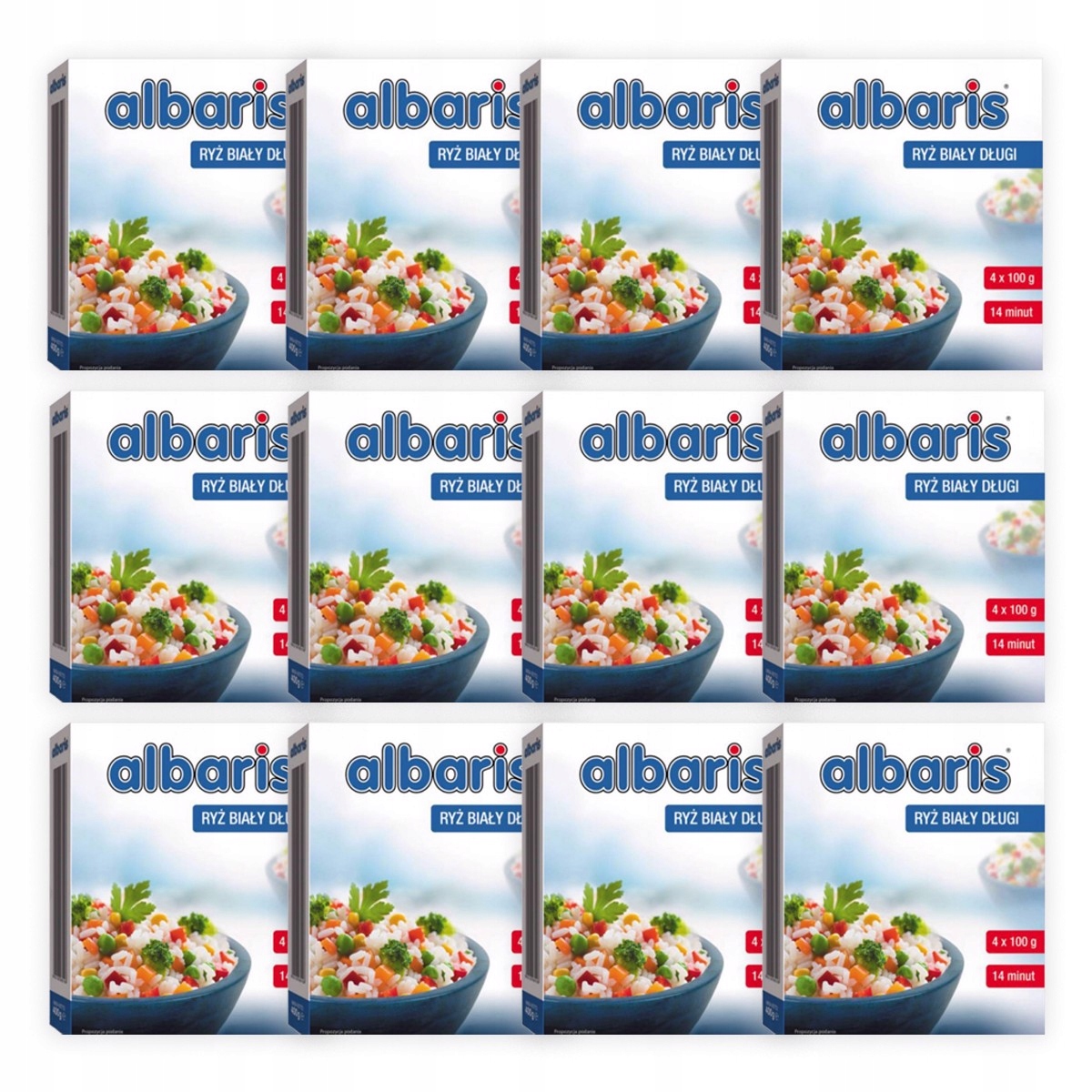 Levně Sonko Albaris Rýže bílá dlouhozrnná 400 g 12 ks