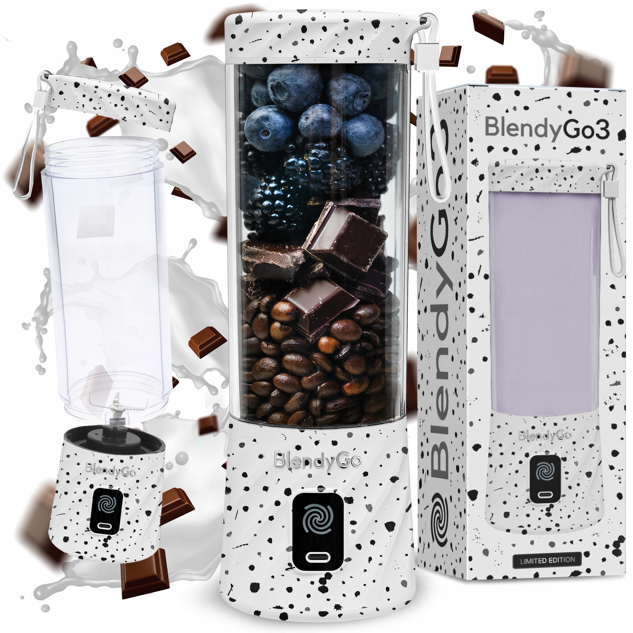 Blender BlendyGo 3 Bezprzewodowy Usb Kielichowy Idealny