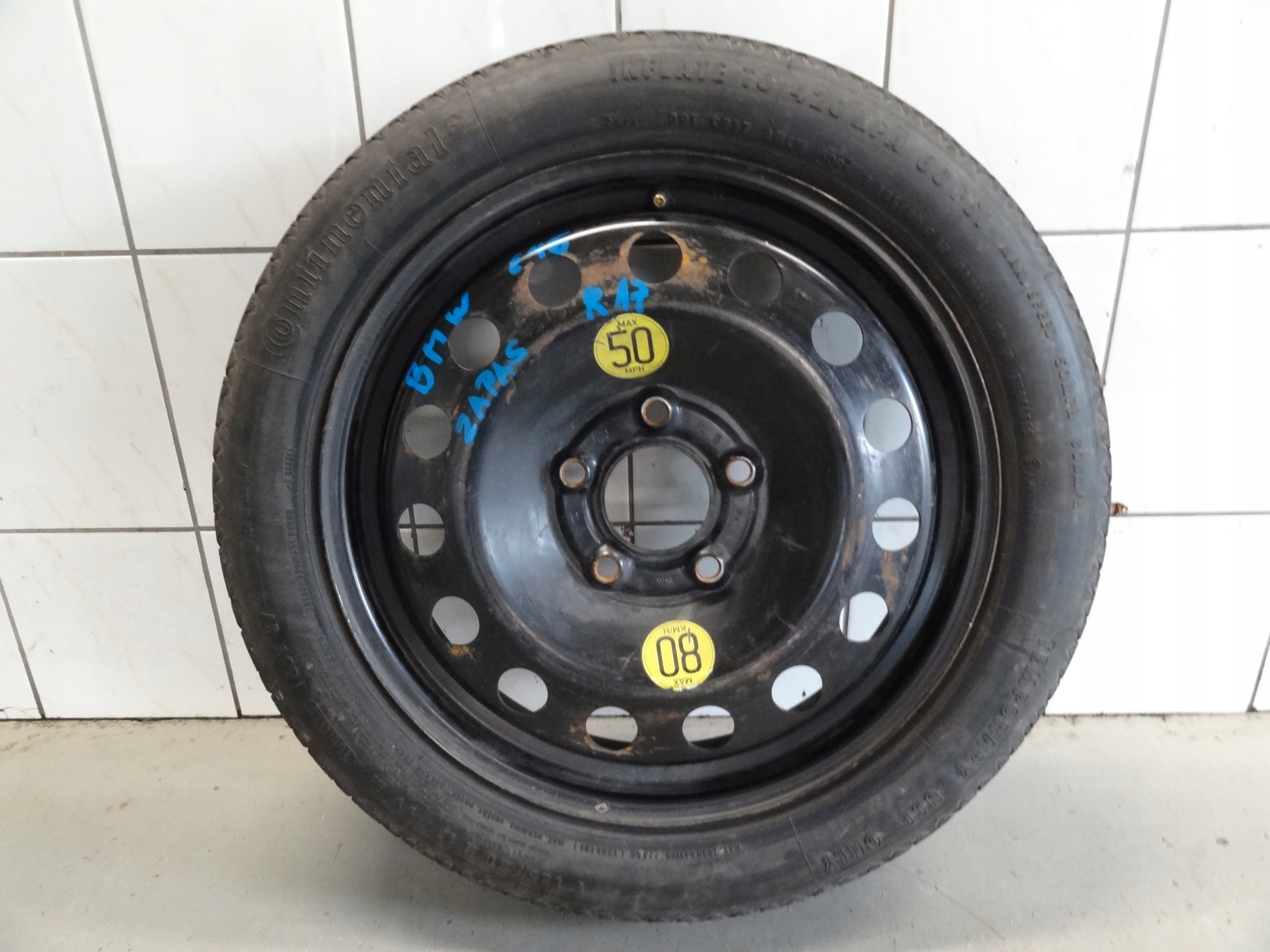 колесо докатка BMW E46 e90 e92 E87 E82 17 125/80/17