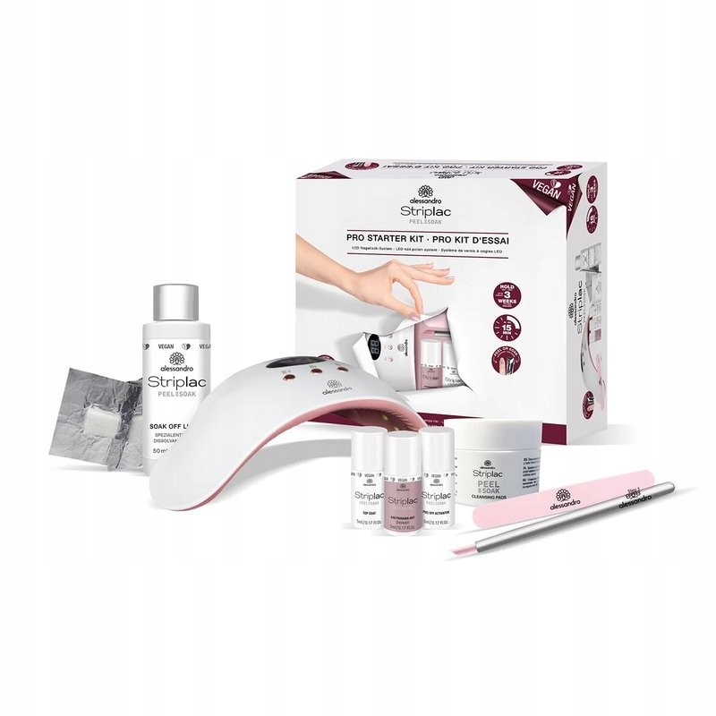Startovací sada pro péči o nehty Alessandro Striplac Peel Or Soak Starter