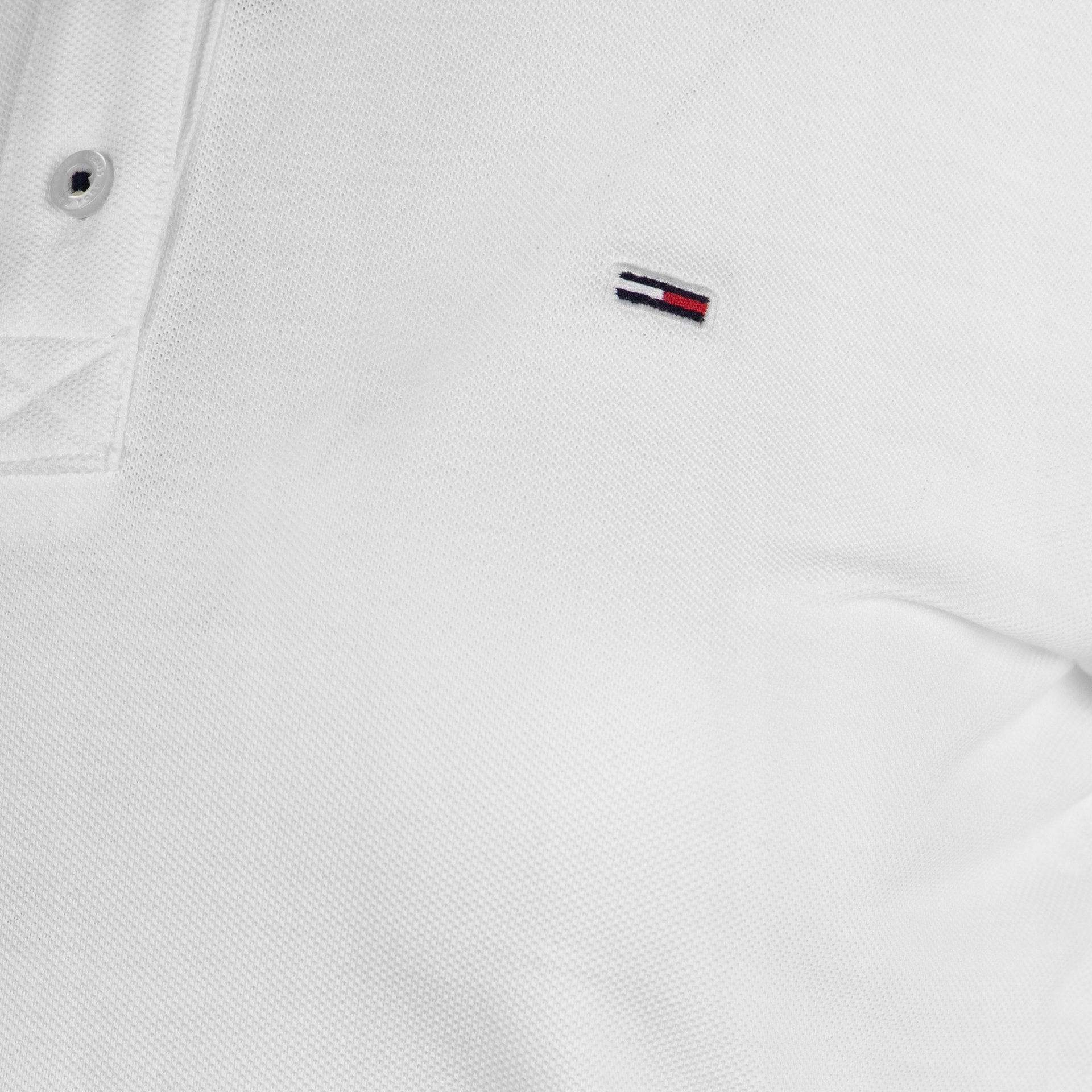 Dámské trička s krátkým rukávem Tommy Hilfiger Bílá L