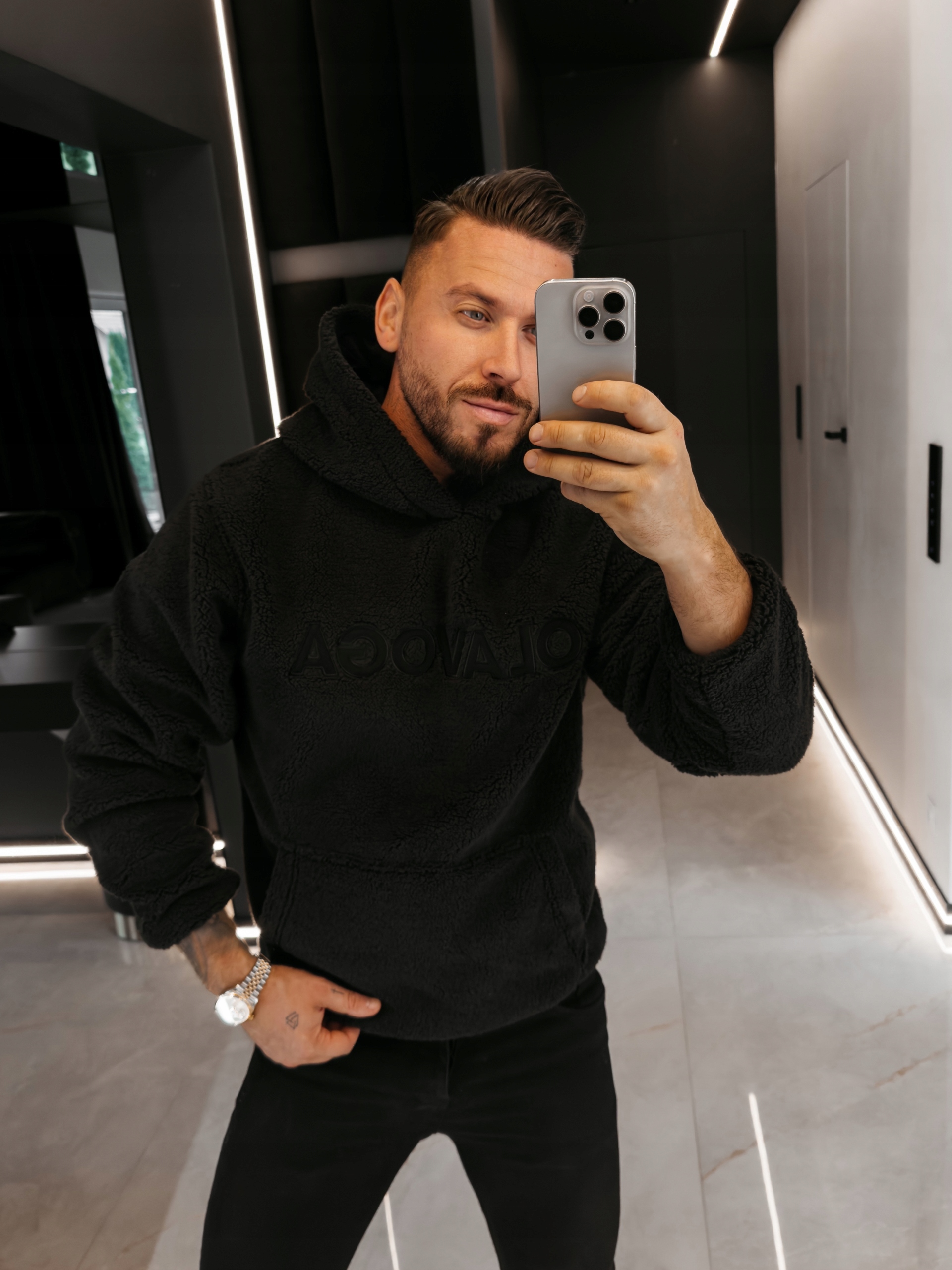 Pánská Mikina Bearhood Olavoga Černá L