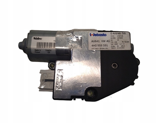 4H0959591 - вигатель люка AUDI A8 4h D4