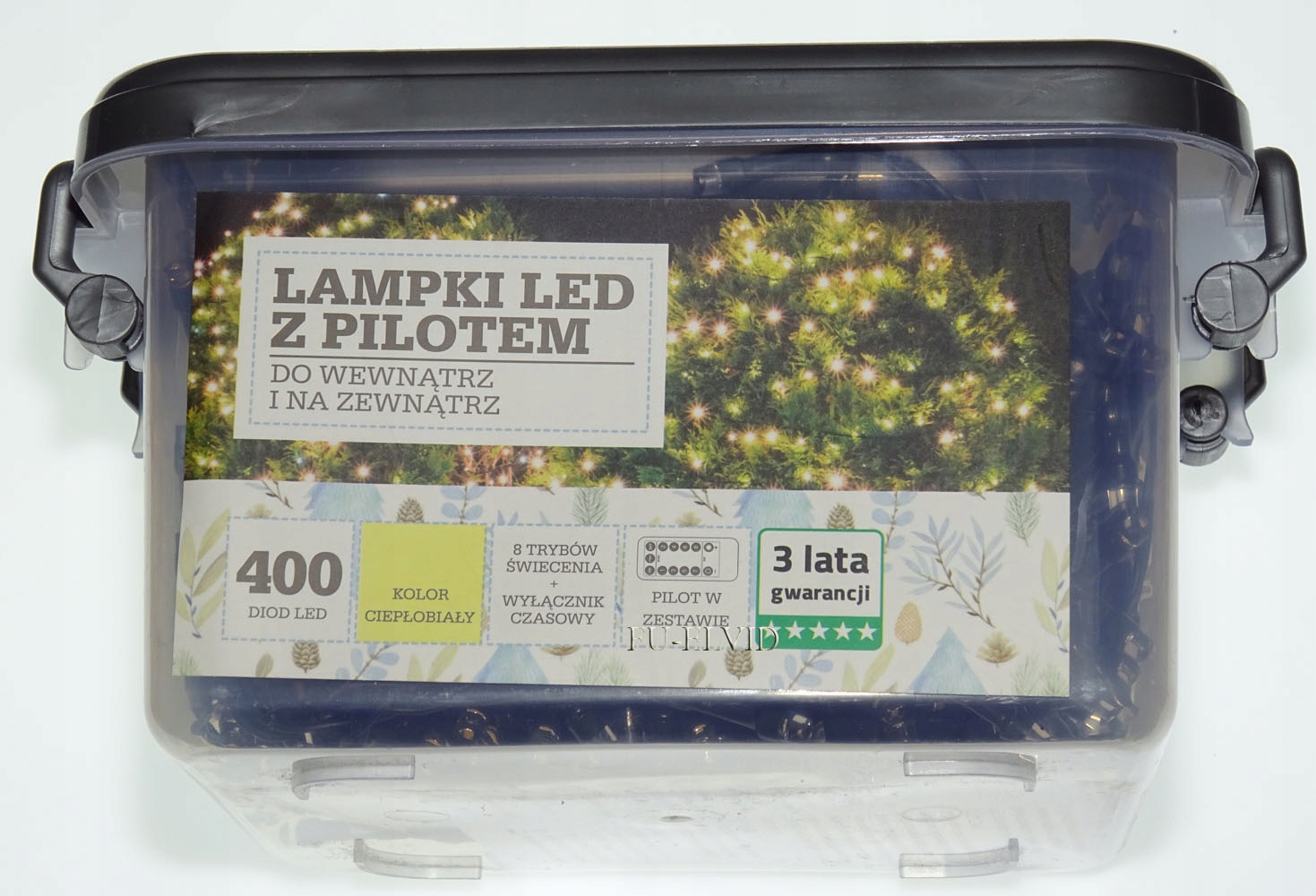 Lampki LED z pilotem 400 szt