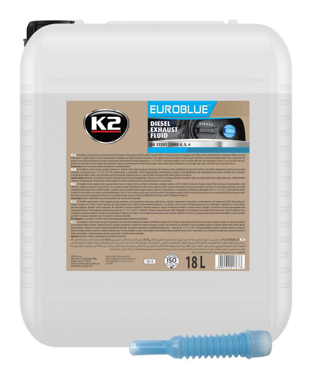 K2 - EUROBLUE - PŁYN KATALITYCZNY ADBLUE - 18L